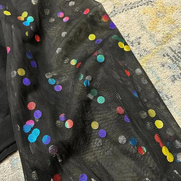 Staud Sway Blouse with Rainbow Dots - Picture 6 of 7